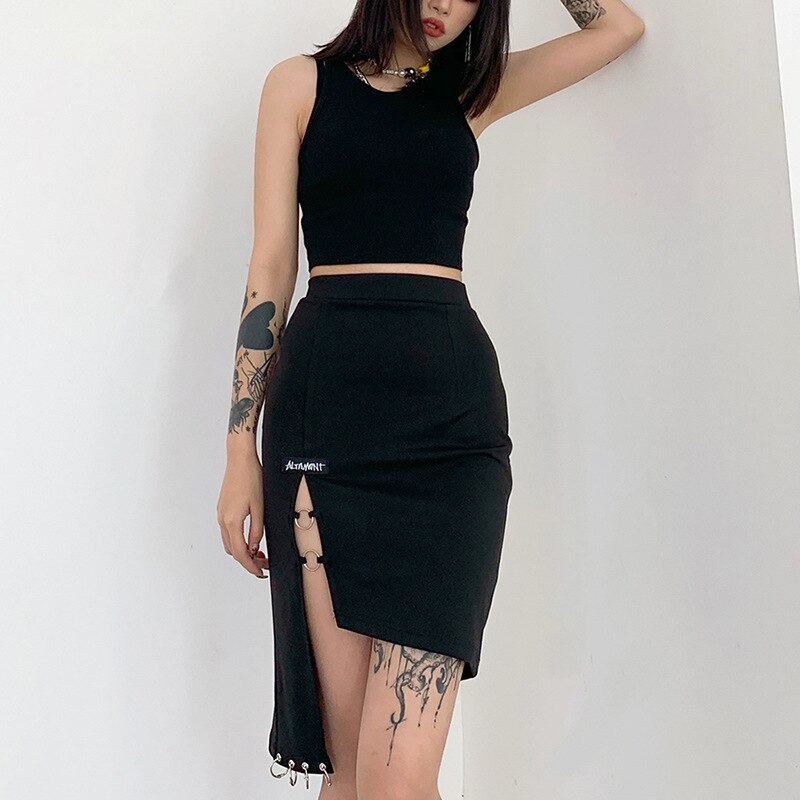 Chân váy dáng ôm xẻ tà quyến rũ thời trang cho nữ