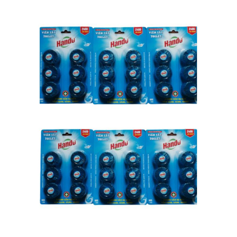 Vĩ 6 Viên Làm Sạch Thơm Bồn Cầu Hando