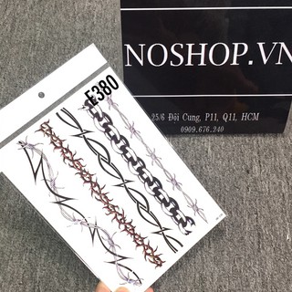 Hình Xăm Hoa Văn E380
