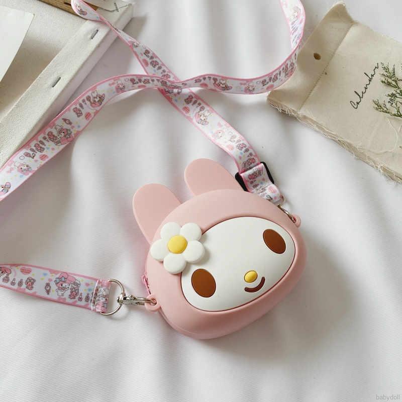 Túi đeo chéo hình mèo kitty dễ thương cho bé gái