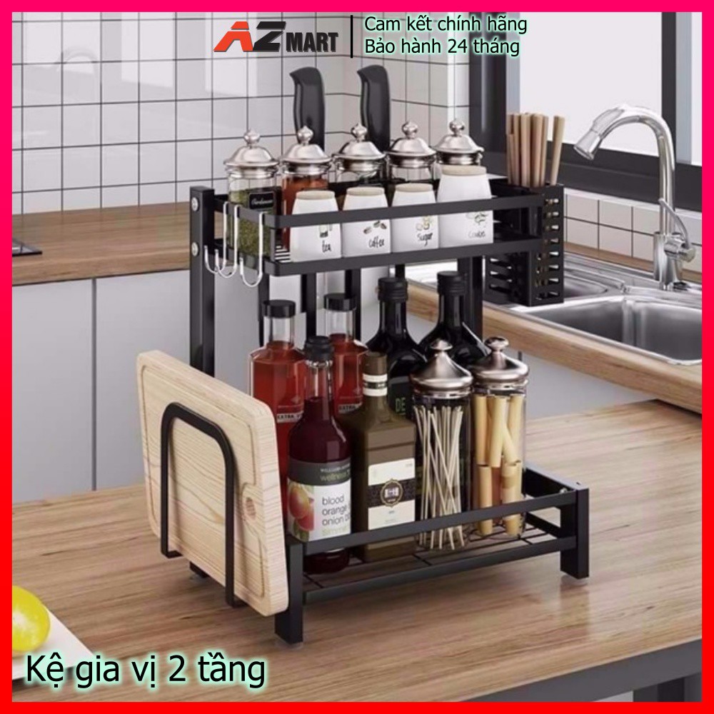 Kệ Đựng Gia Vị - Kệ Gia Vị - 2, 3 Tầng Cho Nhà Bếp Siêu Tiện Dụng | BigBuy360 - bigbuy360.vn