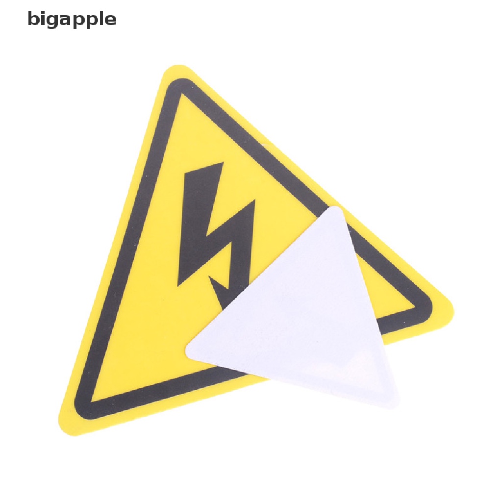 bigapple 2PCS Danger High Voltage Electric Warning Safety Label Sign Decal Sticker RDG