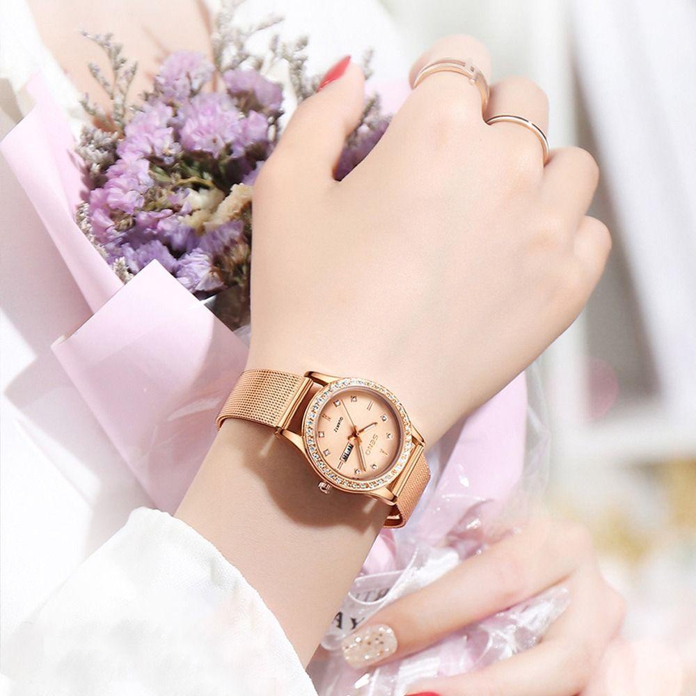 Đồng Hồ Đeo Tay LUOL Chất Liệu Thép Phong Cách Đơn Giản Cho Nữ|Đồng Hồ Đeo Tay Thời Trang Cá Tính