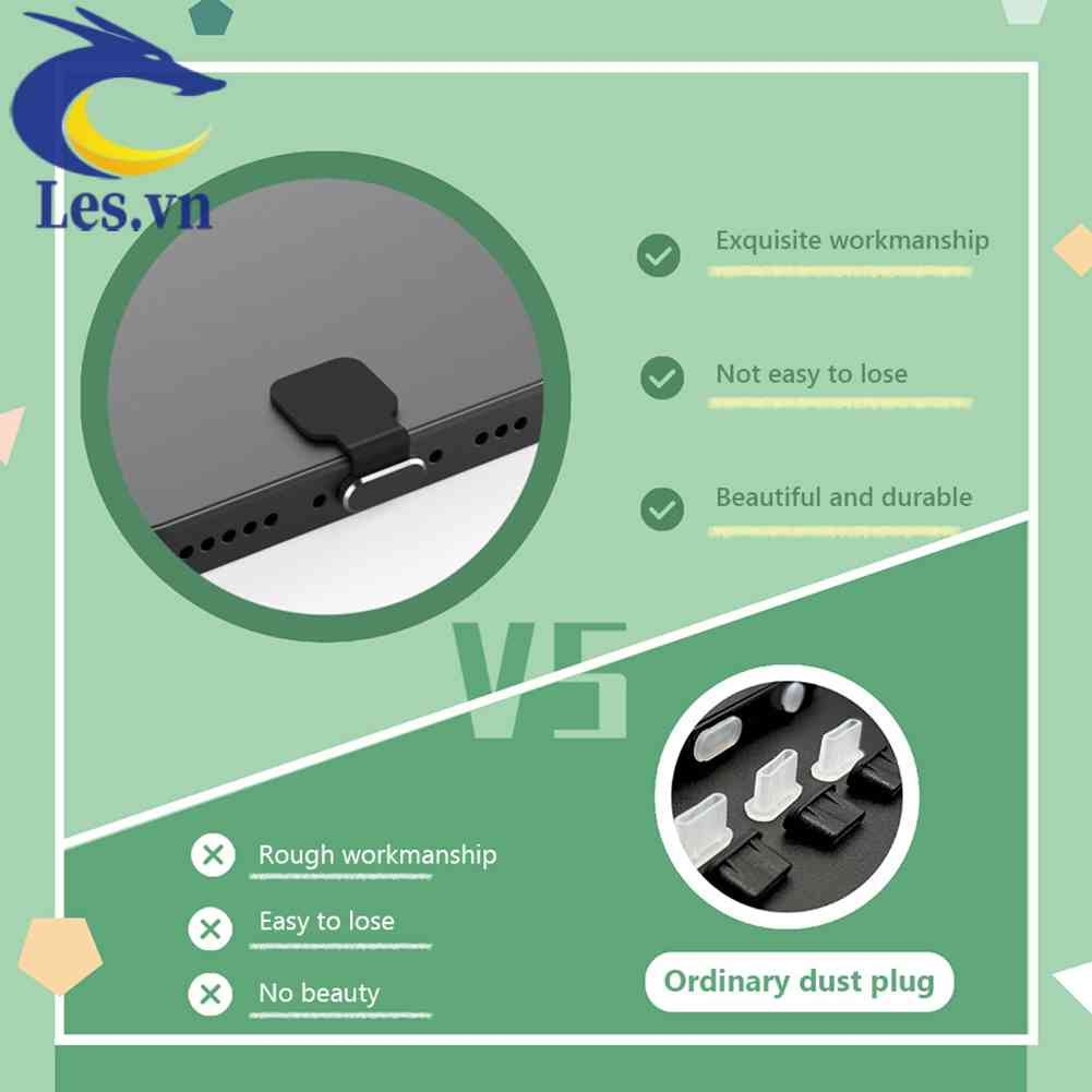 Nút Chặn Cổng Sạc Chống Bụi Cho iP / Micro / Type-C