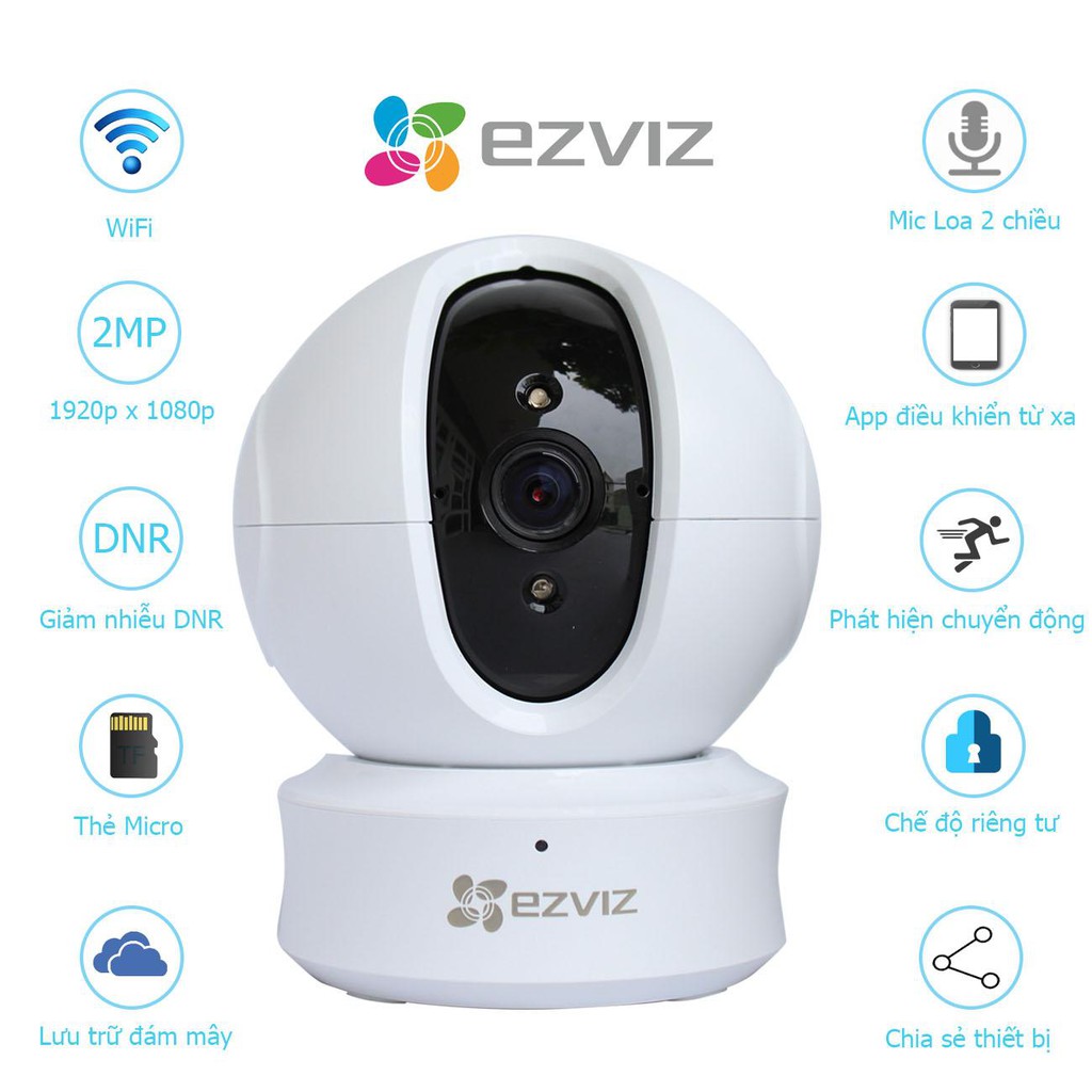 Camera Wifi EZVIZ C6CN 1080P (CS-CV246)