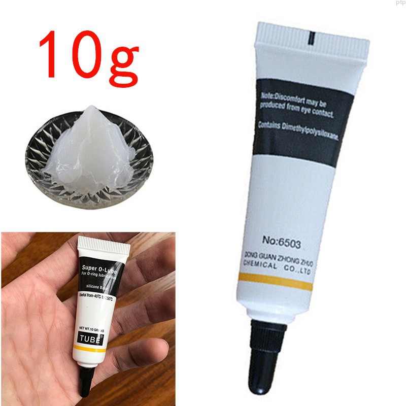 1pc New 10g Food Grade Waterproof Silicon Grease Lubricant O-Ring Lubrication