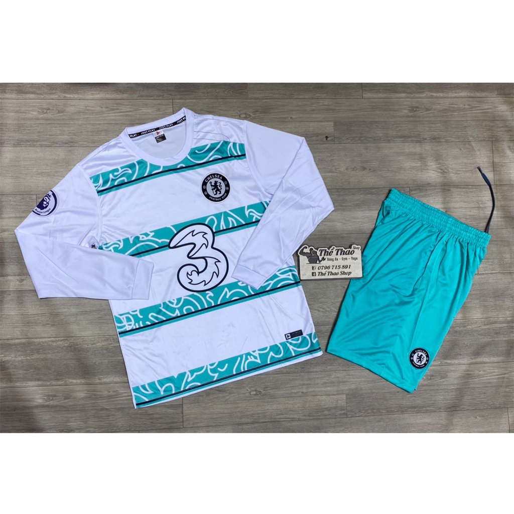 Bộ Bóng Đá Dài Tay 2023- Bộ thể thao Nam nữ dài tay (Size 40-78kg) - Vải thun lạnh mịn