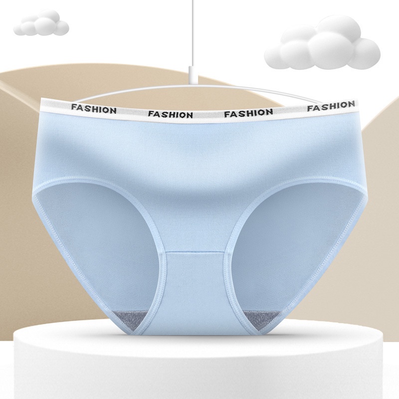 Quần lót AOWEINISI cotton thoáng khí kháng khuẩn không in hằn vết thời trang dành cho nữ