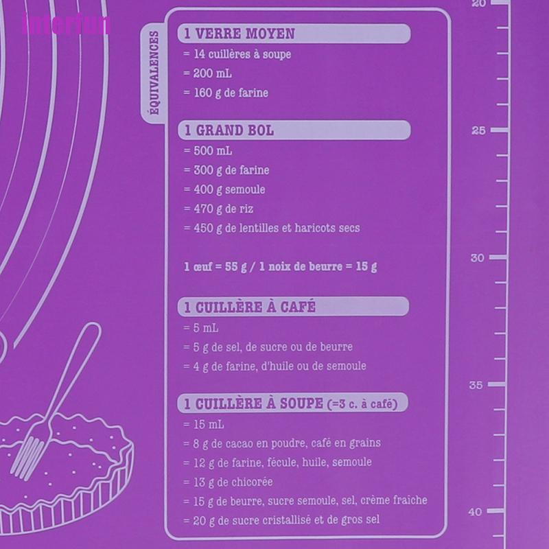 Thảm Nhào Bột Làm Bánh Bằng Silicone Chống Dính