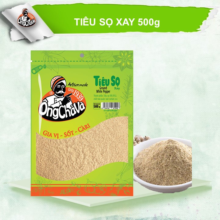 Tiêu Sọ Xay Ông Chà Và 500gram (White Pepper)