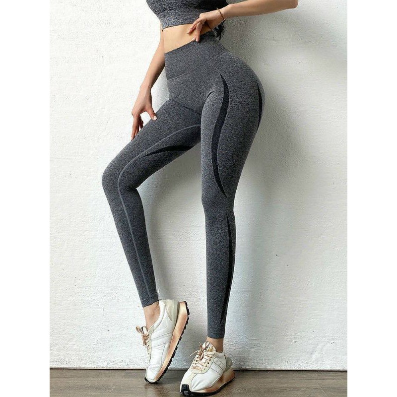 Quần chun mông tập gym, yoga tạo khe mông đào cong, tròn họa tiết lượn sóng siêu đẹp