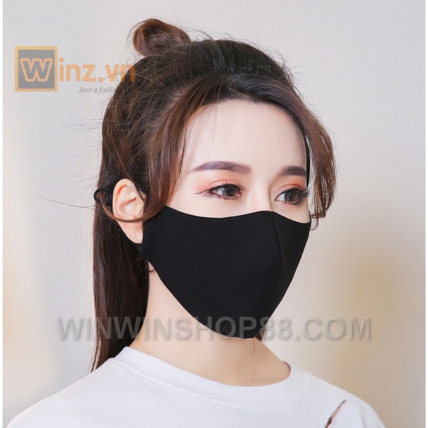 Khẩu trang đen Hàn Quốc V.2 thời trang hàn quốc ASAM | BigBuy360 - bigbuy360.vn