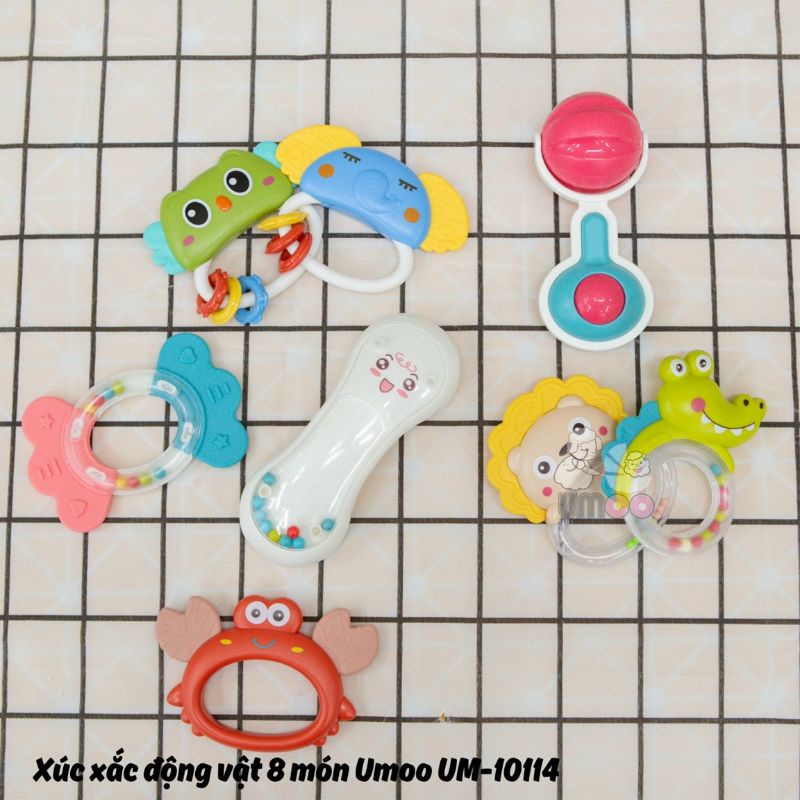 Set xúc xắc động vật 8 món Umoo