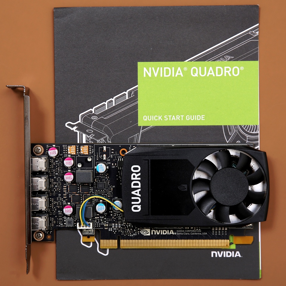 VGA NVIDIA QUADRO P620 2G GDDR5 Gigabyte qua sử dụng như mới còn 1 năm bảo hành