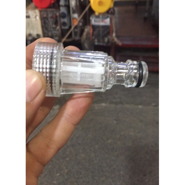 Đầu vặn máy rửa xe có lọc nước