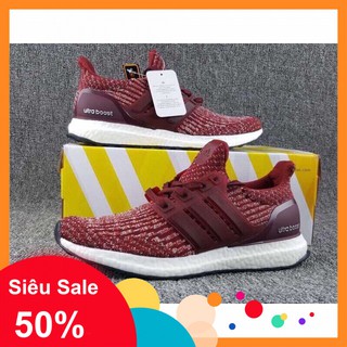 Giày Ultra Boost 3.0 ( màu đỏ mận)