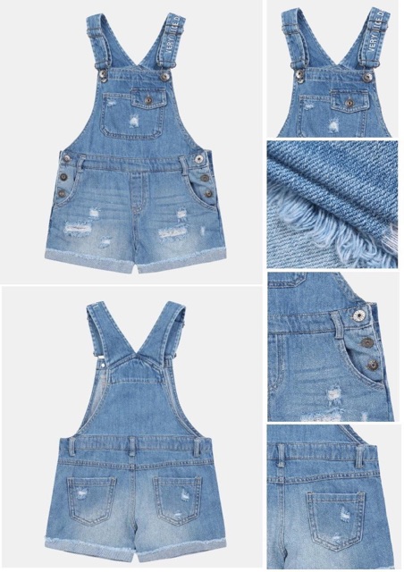 Quần yếm bé gái