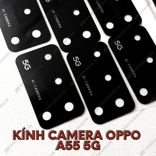 Kính camera oppo a55 5g kèm keo dán