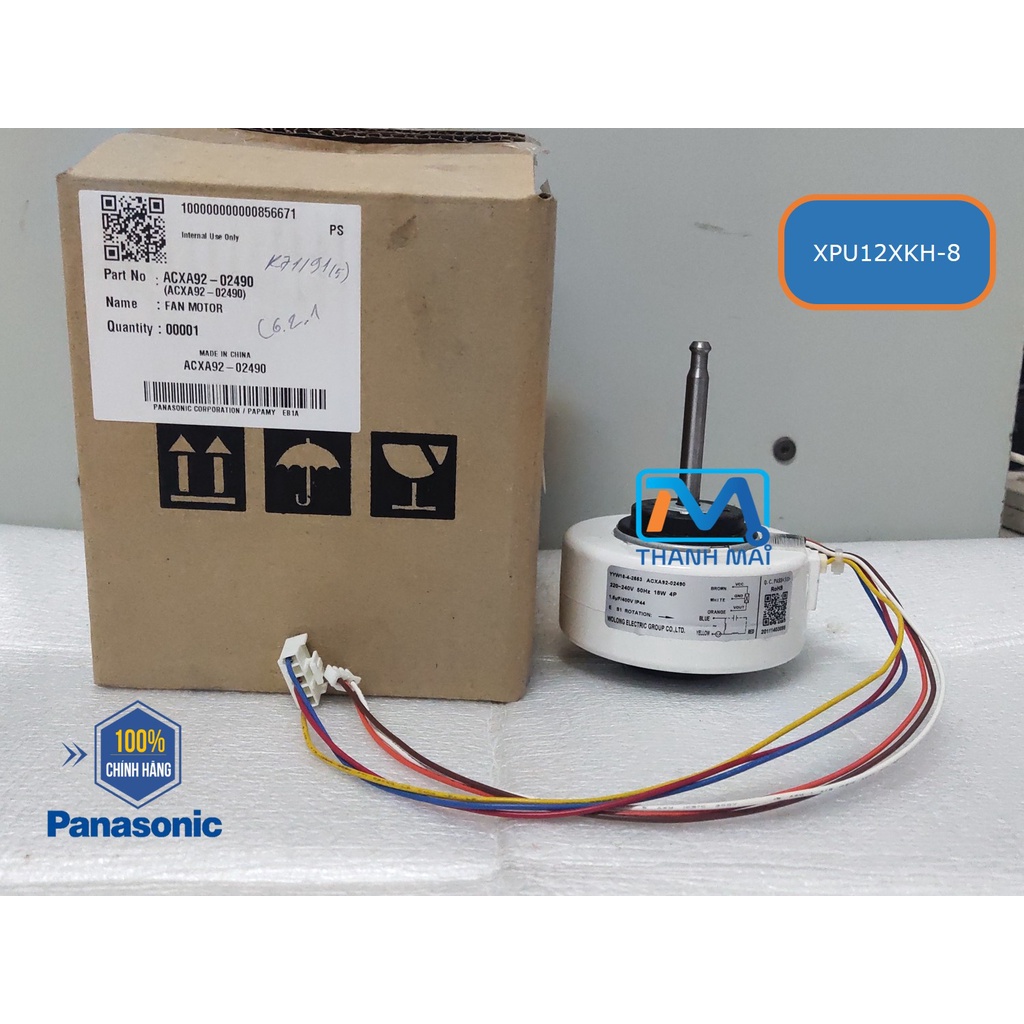 [Mã ELHA22 giảm 6% đơn 300K] Motor quạt dàn lạnh Panasonic XPU12XKH-8