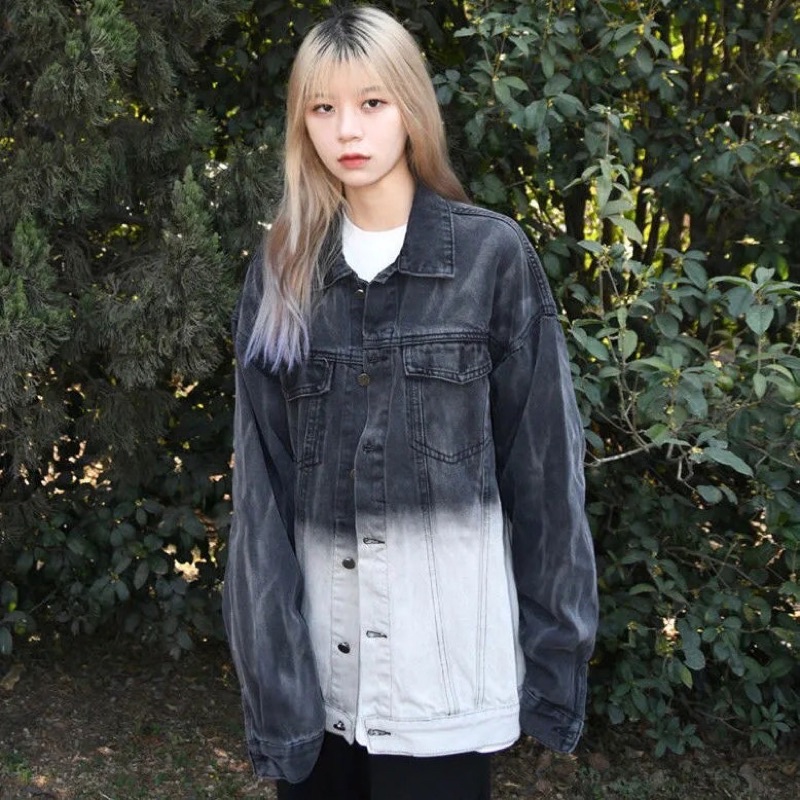 Áo khoác bò | áo khoác Jeans hai màu cho nữ