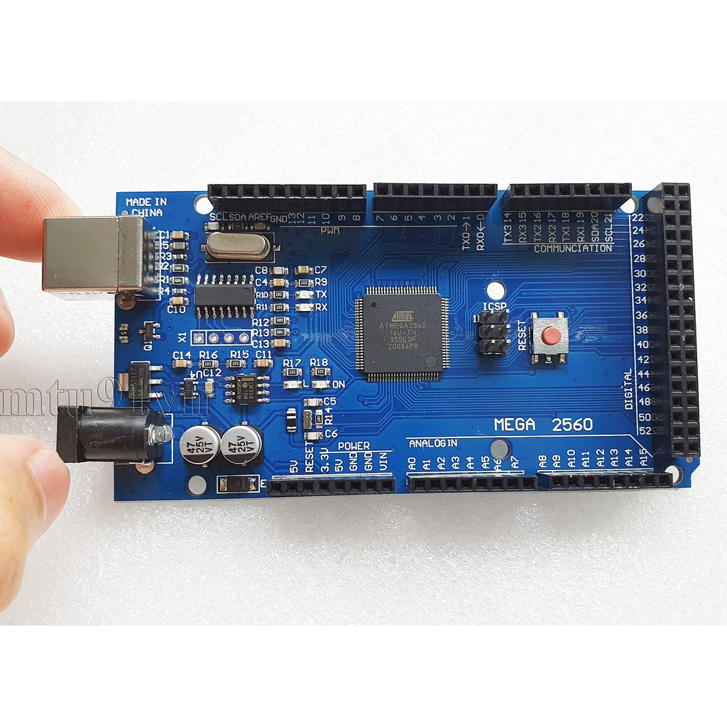 Mạch Arduino MEGA 2560 R3 CH340 / CH340G SMD - Có cáp kết nối