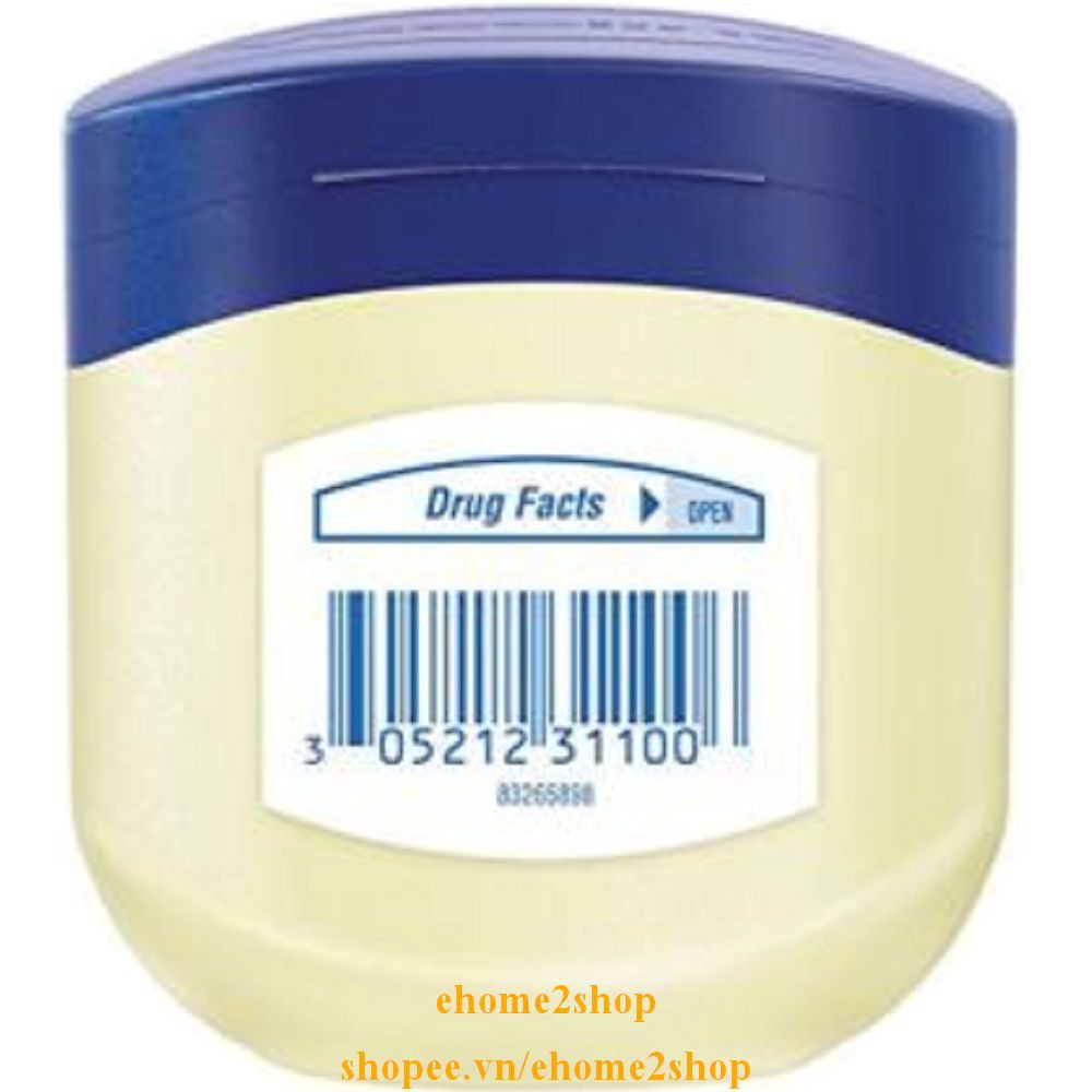 Sáp Dưỡng Da Không Màu 49g Vaseline Blueseal Original, shopee.vn/ehome2shop.