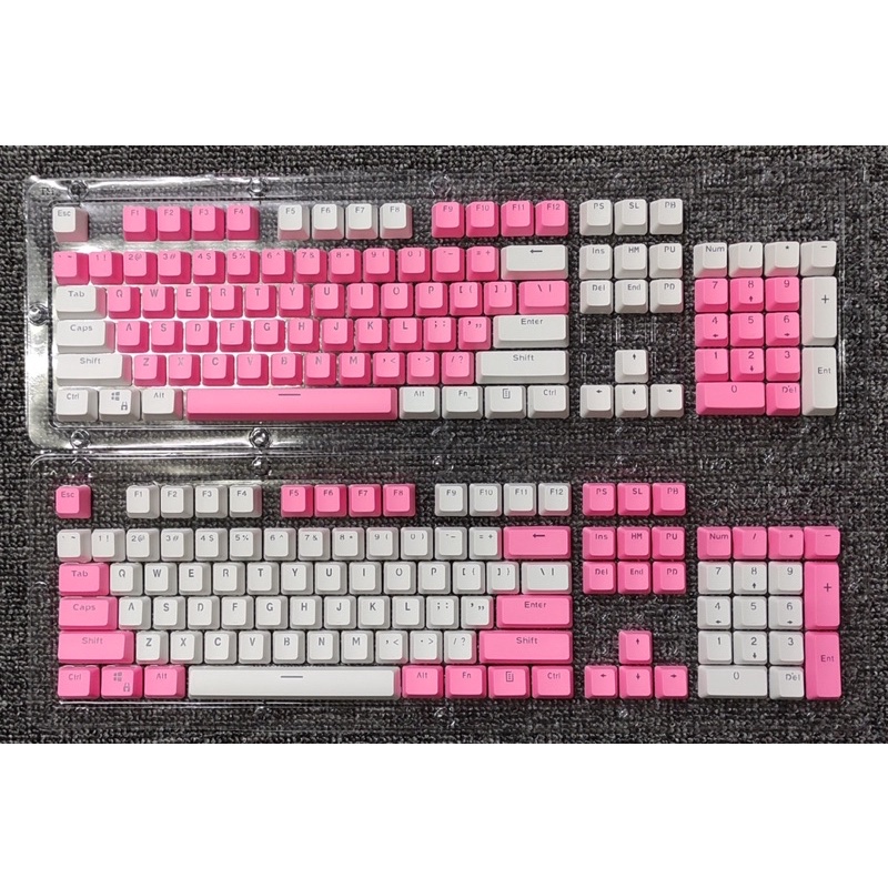Nút Keycap PBT Xuyên Led 104 Phím cho Bàn phím cơ các màu dailyphukien