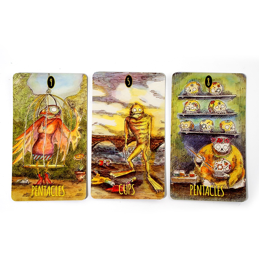 Bộ Bài The Shadowland Tarot 78 Lá Bài Tặng Đá Thanh Tẩy SB66