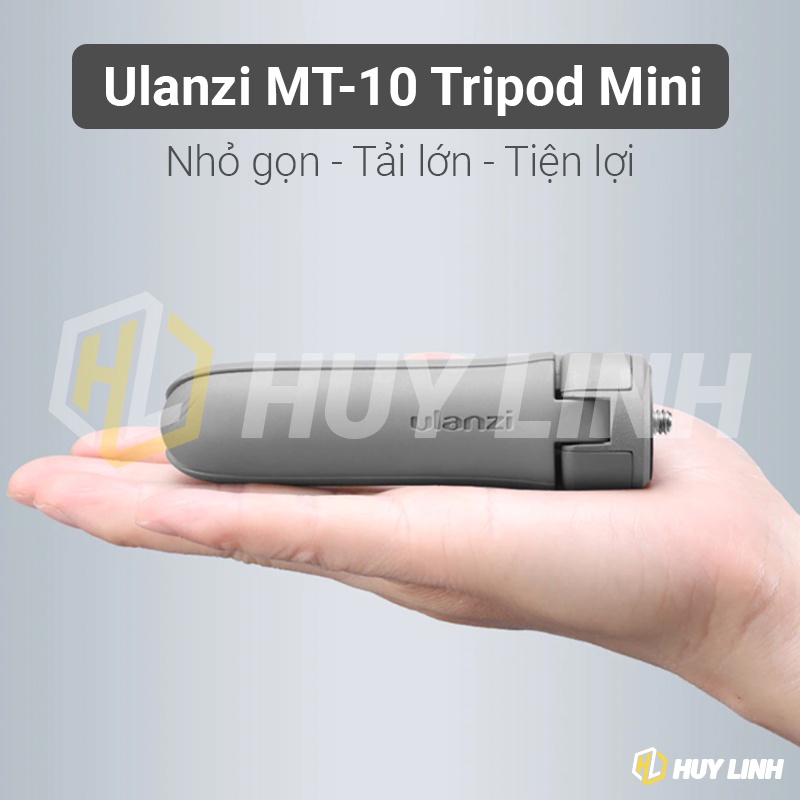 Tripod mini Ulanzi MT10 Ren 1/4 - Hỗ trợ gắn được cho gậy nối dài, Gymbal