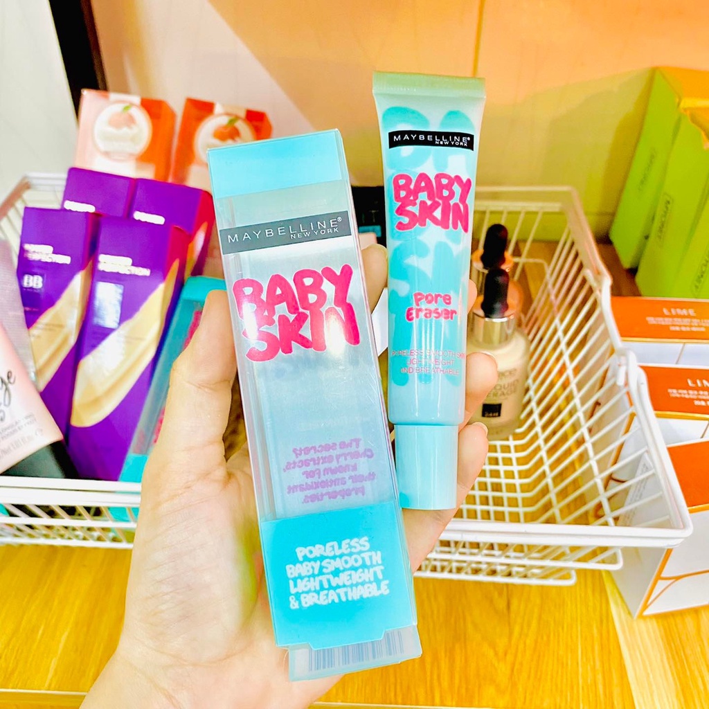 Kem Lót Che Lỗ Chân Lông Maybelline Baby Skin Pore Eraser 22ml