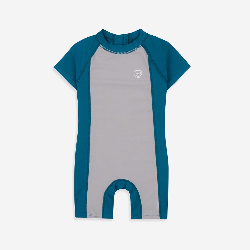 [Bubaby] Bộ bơi liền ngắn tay Bu Baby  cho bé trai bé gai  Bu Aqua BSM23101)