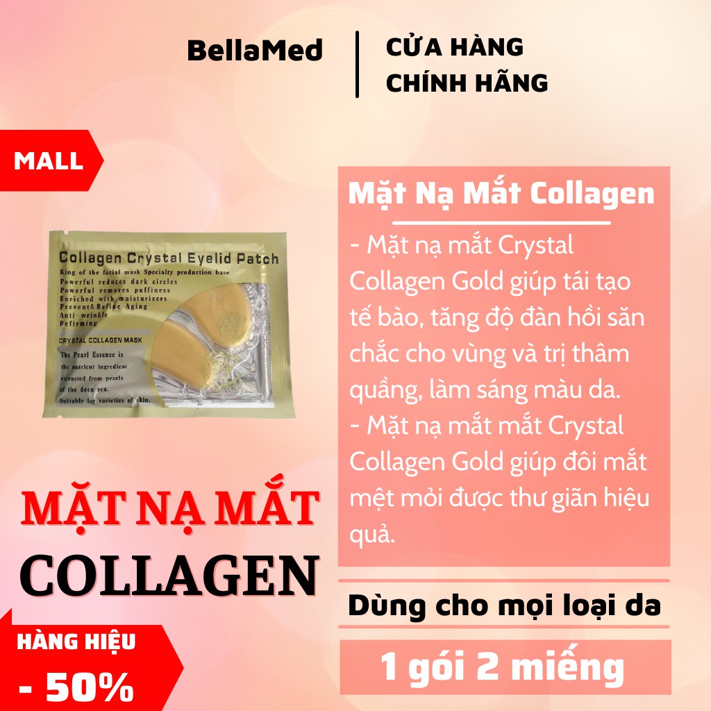 mặt nạ mắt collagen vàng ( 1 gói 2 miếng ) - giảm thâm vùng mắt | BigBuy360 - bigbuy360.vn