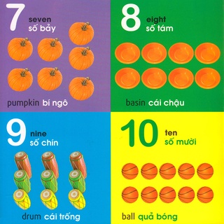 Sách - 101 First Words: Numbers - Shapes - Colours (101 Từ Đầu Tiên: Chữ Số - Hình Dạng - Màu Sắc)