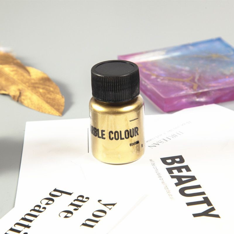 Bình màu kim loại hiệu ứng tráng gương 15g trang trí epoxy resin