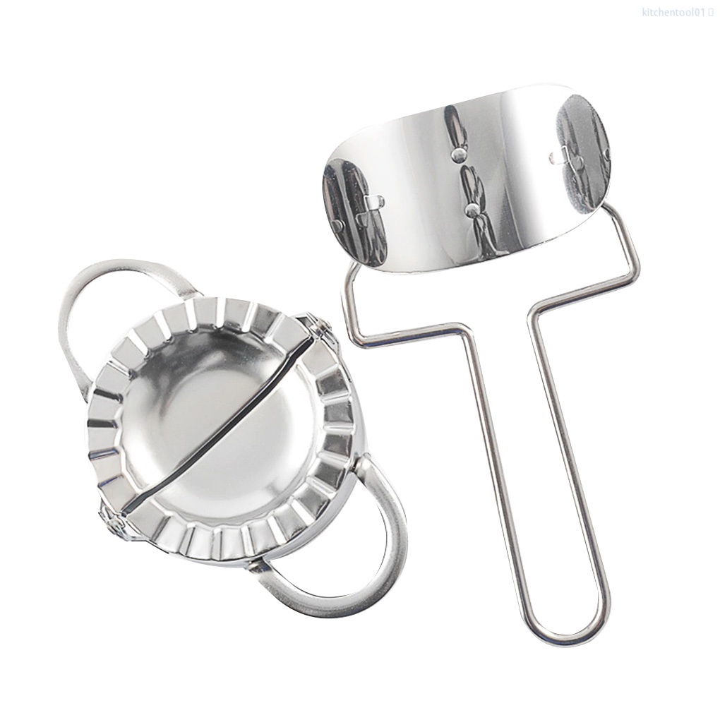 Set 2 Khuôn Làm Há Cảo Bằng Thép Không Gỉ 304 Diytool01