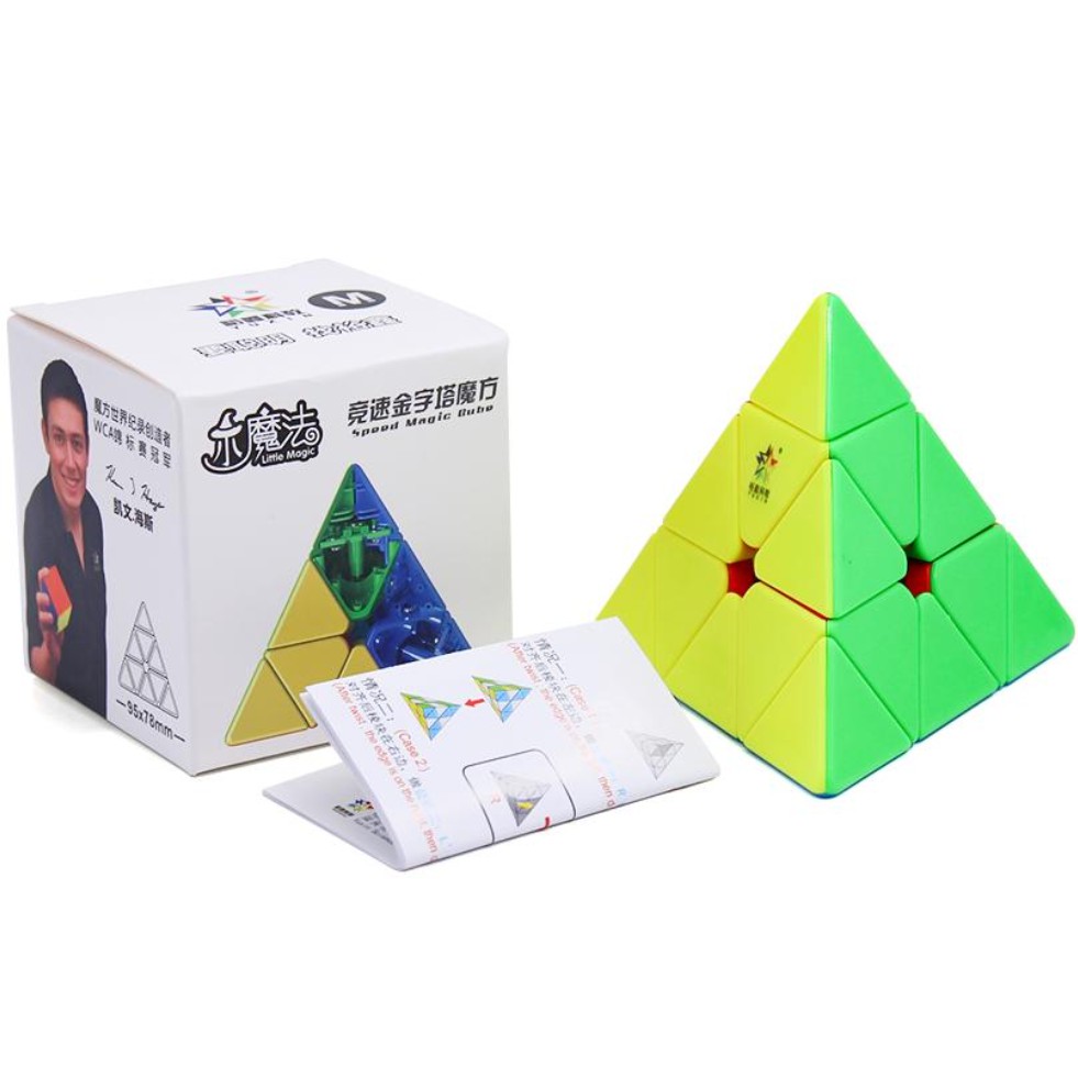 Yuxin Little Magic Pyraminx M (Có Nam Châm) Rubik Tam Giác Rubik Biến Thể 4 Mặt