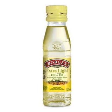 DẦU ÔLIU NGUYÊN CHẤT KHÔNG MÙI  EXTRA LIGHT - HIỆU BORGES 125 ml mã: 0863