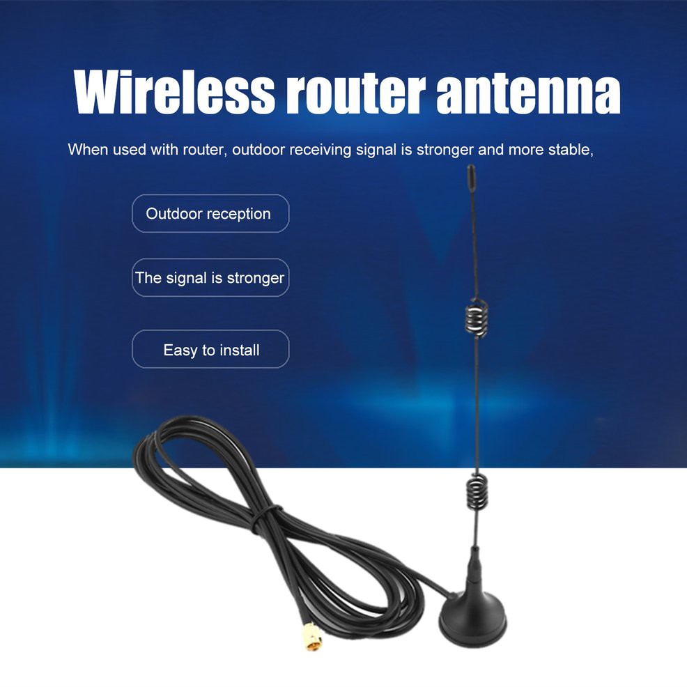 Ăng Ten Wifi Wlan 5 X Tần Số Sma 2.4ghz 3dbi | BigBuy360 - bigbuy360.vn