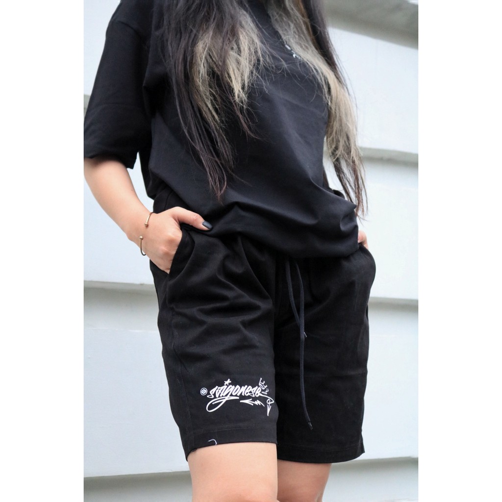Quần Short Kaki SGES Graffiti Unisex | BigBuy360 - bigbuy360.vn