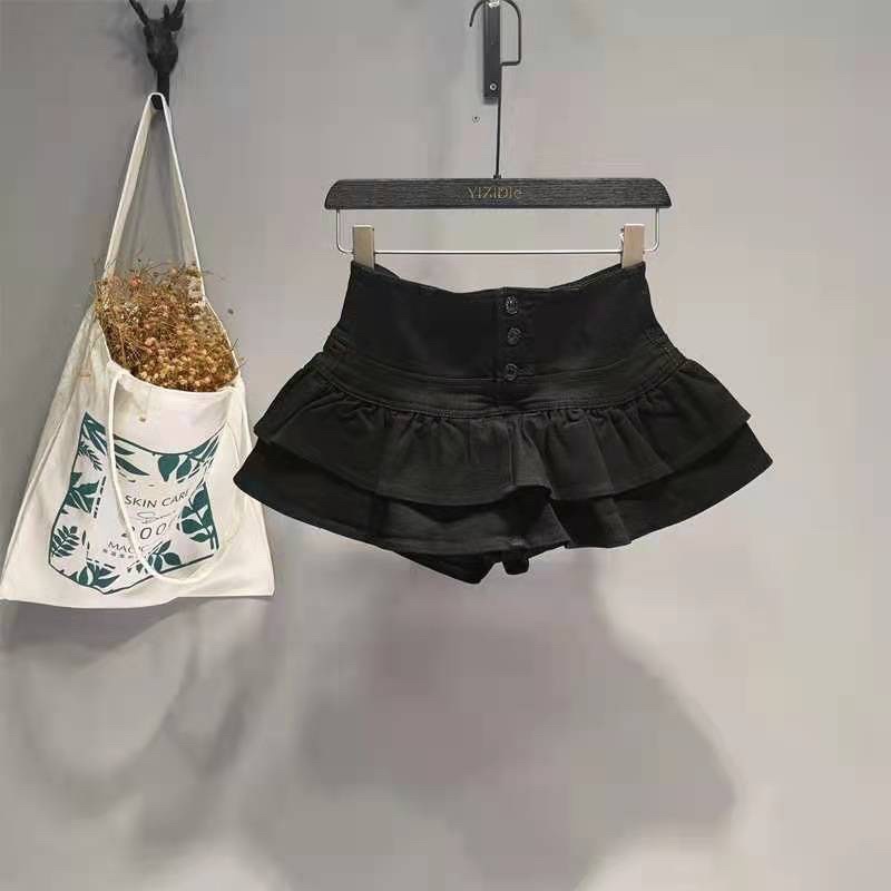 CHÂN VÁY BÒ TẦNG CẠP CAO 3 CÚC HOTTREND MS26881