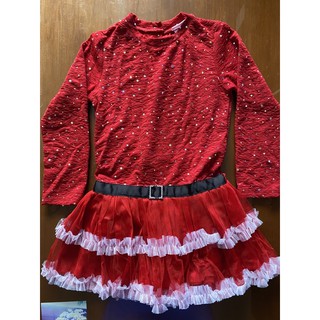 Đầm Noel dài tay bé gái