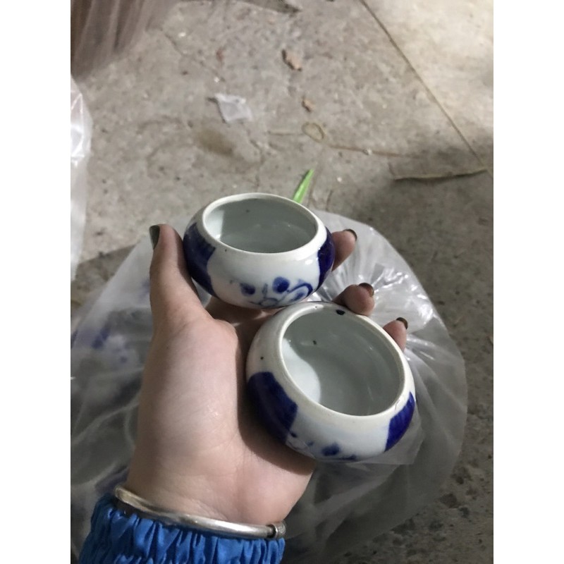Cóng sứ đựng sâu cho chim