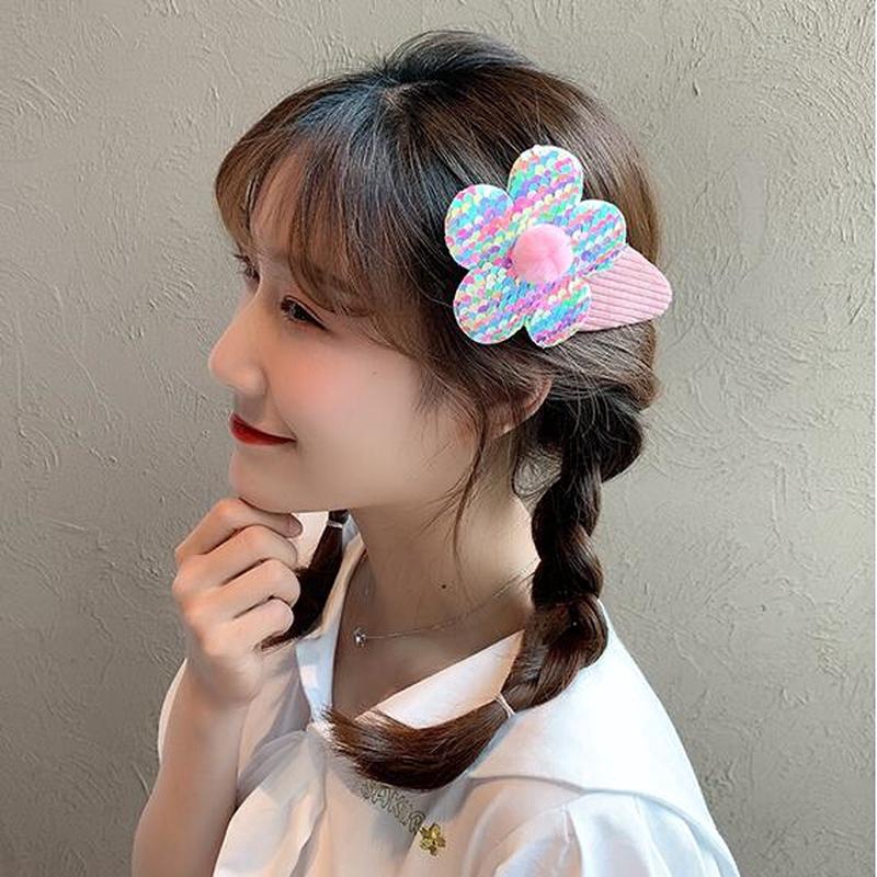 Kẹp tóc WE FLOWER hình hoa bản to cao cấp 14cm
