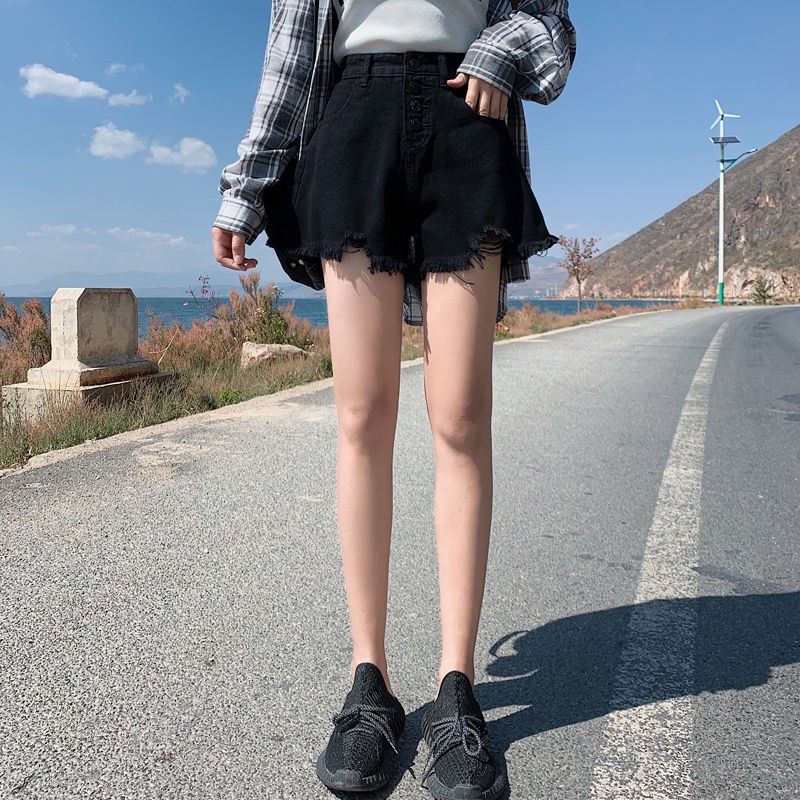 Chân Váy Chữ A Lưng Cao Phối Rách Cá Tính Theo Phong Cách Mùa Hè 2020 / 200kg | BigBuy360 - bigbuy360.vn