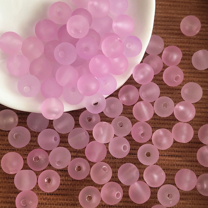 Hạt tròn màu kẹo tùy chọn dùng làm trang sức DIY đa dụng