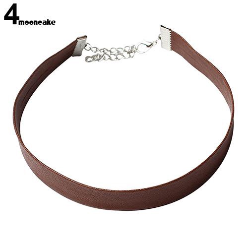 Vòng cổ choker giả da phong cách trẻ trung cá tính dành cho nữ