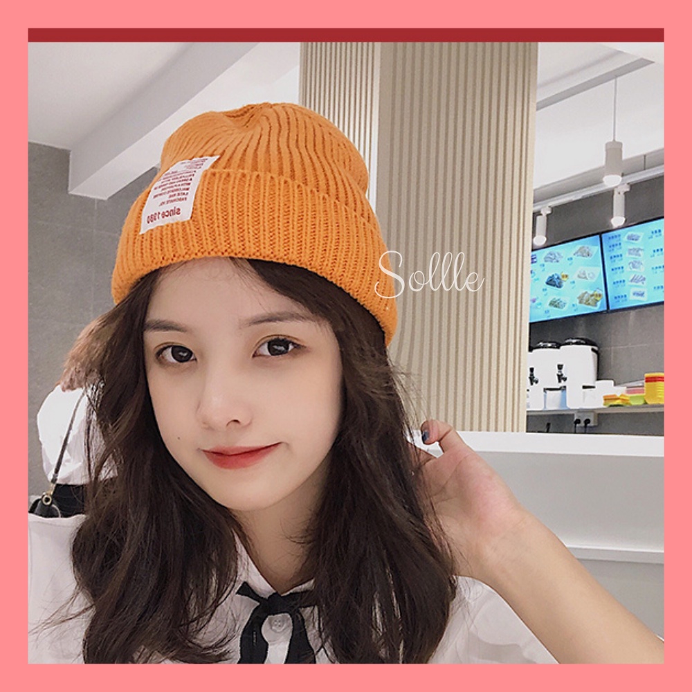 Nón len mũ beanie hip hop chất ngầu Hàn Quốc Sollle M02N