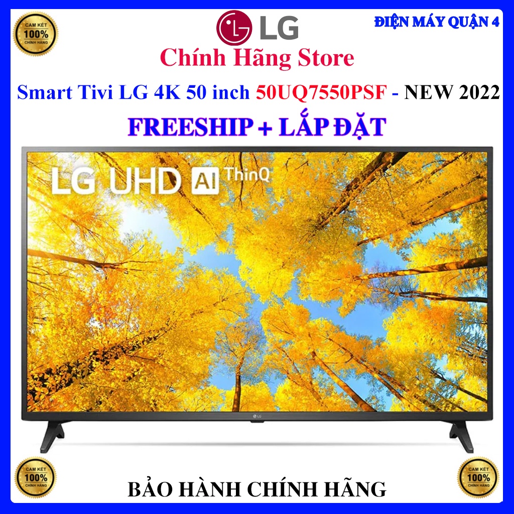 Smart Tivi LG 4K 50 inch 50UQ7550PSF, LG 50UQ7550