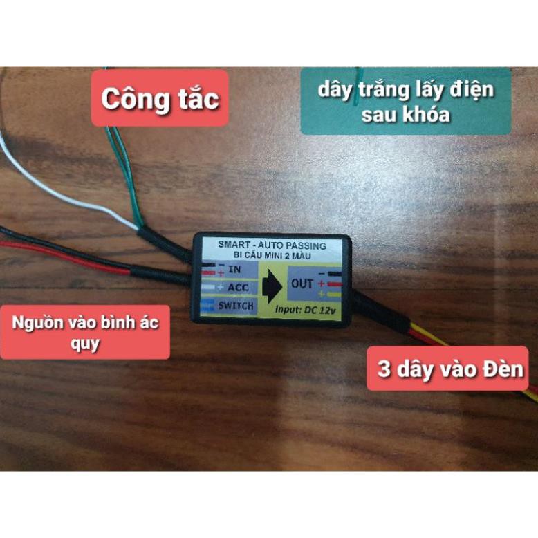 MẠCH PASSING cho đèn bi cầu 2 màu ( Trắng - Vàng) Kèm Hướng Dẫn