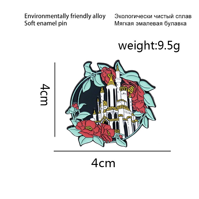 Ghim Cài Áo Hình Cá Mập Hoạt Hình Dễ Thương
